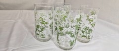 Rare vintage Libby Queen Anne’s Lace tumbler by M. Dia set of 4
