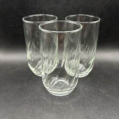 Vintage Set of Three (3) Juice Glasses MCM