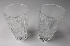 Pair Waterford Crystal Alana Highball Tumblers Glasses 5.5″ Ireland