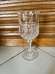 VTG Set Of 6 Cristal D’Arques Longchamp Lead Crystal Wine Glasses 6.5″