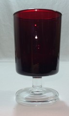 Ruby Red Luminarc France Verrerie DArques Cordial Wine Glass Vintage