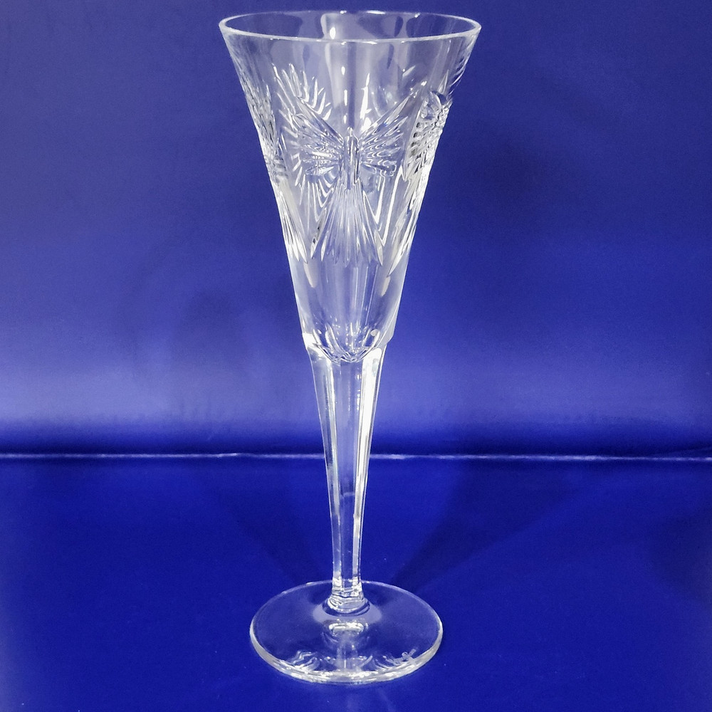Waterford Crystal Millenium Series Five Toasts Universal Wishes Champagne Flute