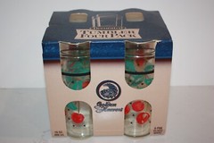 Cherry Glass Tumblers 16 OZ. Set Of 4 NEW IN BOX