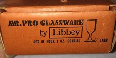 Vintage Libbey Mr. Pro Glassware 1 Oz. Cordial Glasses Home Bartender Set Of 4
