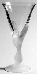 SASAKI WINGS CRYSTAL 4 Piece Dinner Set /Water, Wine, Cordial, & Champagne Flute