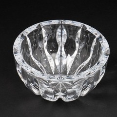 Miller Rogaska Reed & Barton Equinox Cut Crystal Serving Bowl Centerpiece 7″ W