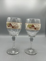 Johnson Brothers Friendly Village Covered Bridge Water Tea Wine Goblet