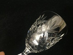 Edinburgh Cut Crystal Wine Goblet, 4″ Tall x 2 3/8″ Diameter, Made in Scotland
