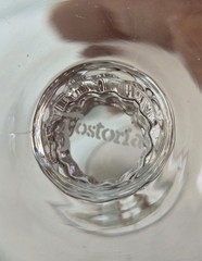 Set of 4 Fostoria Reflection Platinum Crystal Juice Glasses, Stem 6033, 1952-71
