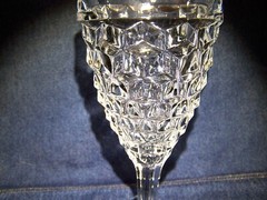 Fostoria American Sets of (4) 6 15/16″ Stemmed Goblet Hexagon Foot