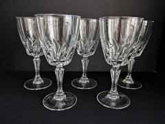 Flamenco 7″ Crystal Wine Glass By JG Durand (Set Of 5)