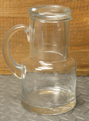 Handmade Clear Glass Bedside Carafe & Tumbler Set – Nightstand Water Set