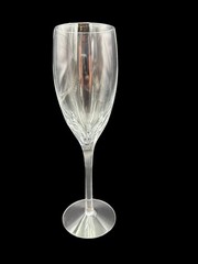 Lenox Starfire Allegro Flute Set of 6 Crystal Stemware 8 3/8″ Tall