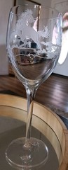 Set 3 Lorraine Coyoe Signed Wine Glasses Wild Horses Etched Retired
