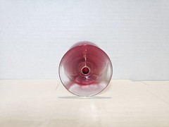 Set of 4 Vintage Morgantown Glass Radiant Ruby Spanish Red Footed Tumblers 4.75″