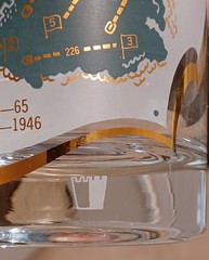 60s CERA Golf Highball Glass, Augusta Natl, Baltusrol, Pebble Beach, etc *READ*