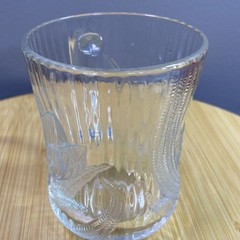 Vintage Arcoroc Canterbury Crocus Glass Coffee Tea Cup Mug France