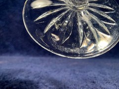 Mint WATERFORD Crystal BALLYBAY Brandy SNIFTER Footed GLASS Stem LISMORE Cut