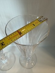 Mikasa Champagne Flutes Glasses French Countryside Set Of 2 Crystal
