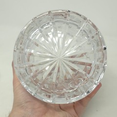CRYSTAL CLEAR INDUSTRIES Essex Candy Jar & Lid 8″ tall 24% Lead Crystal Turkey
