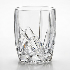 Waterford Marquis Brookside Oversized Double Old Fashioned Glass 4 3/8″ Etched