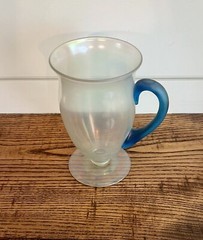 Steuben-Carder Era Iridescent Cyprian Lemonade Glass-Shape #3165
