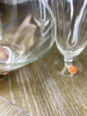 Vintage ARCADIA Crystal Glass Cordial Hungary Set of 6 Liquor Glasses