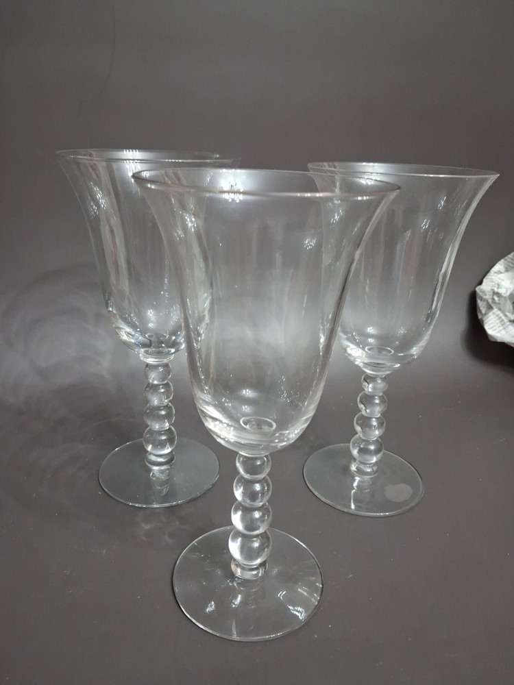 Imperial Candlewick 9oz Goblets Set Of 3. 3400