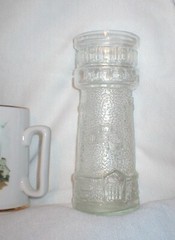 FISHERMAN VASE NORMAN ROCKWELL MUG RED LOBSTER LIGHTHOUSE GLASS LOT SOLD AS IS