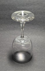 Fostoria Fascination Clear Thick Bottom Hexagonal Stem Clear Cordial Glass