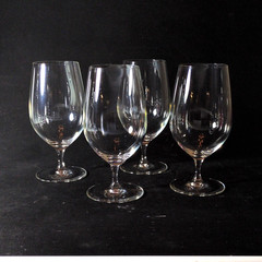 RIEDEL OUVERTURE BEER GLASSES, Lead Free,  6 3/4 in, 12 Oz, Austria, 4PCS