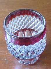 Westmoreland Waterford Ruby Bowl Flat 4” Juice Glass/Tumbler(s)