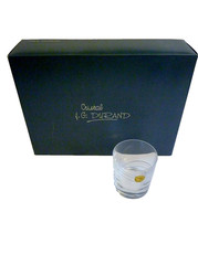 Bar Cocktail Glasses J.G. Durand Cristal NIB Amboise Vintage Set 6 Cut Crystal