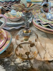 MacKenzie-Childs Foxtrot Water Glass