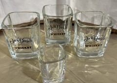 vintage JACK DANIELS WHISKEY ROCKS glasses