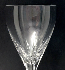 4 Lenox Crystal Firelight Clear Wine Goblets 8″ Glass Stemware Vintage 1987-2010