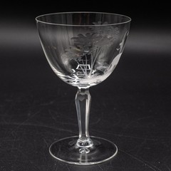 CHIP- Queen Lace «Kenyan African» Sable Liquor Cocktail Glass – 4 7/8″ #H