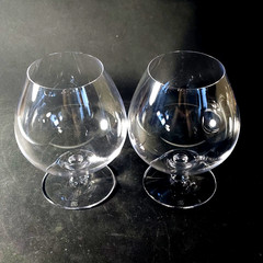 RIEDEL VINUM BRANDY GLASSES, 6″, 32oz, No Lead, Blown Crystal, Austria, 2PCS