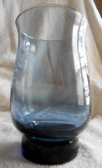 Yorktowne Tumbler (s) 14 oz. Tulip Weighted Bottom Glass Pfaltzgraff Blue !