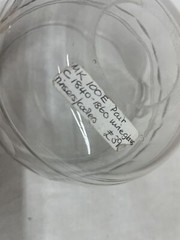 Vintage Clear Glass Wine Glass Rinser Cooler C. 1840-1860