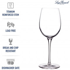 LUIGI BORMIOLI CRESCENDO CHARDONNAY WHITE WINE CRYSTAL GLASS 13OZ 9.6″ ITALY NEW