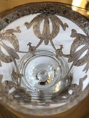 Champagne Flutes Crystal Glasses SC Line Made in Italy Set of 2