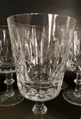 Set of 6 Ascot Crystal Water Glasses 8 oz. By Royal Brierly