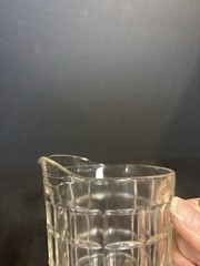 Depression Glass Circa 1930’s HAZEL ATLAS COLONIAL BLOCK Clear 8 oz CREAMER
