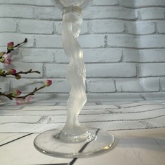 Set Of 4 Vintage Bayel Crystal (France) Bacchus Wine Glass Nude Lady.