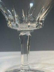 4 Sorrento Champagne Fidenza Vetraria Italy Vintage Italian set of 4 Clear