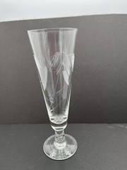 Sasaki Etched Crystal Glassware 1950s Wheat Pattern Choice of Style Replacement