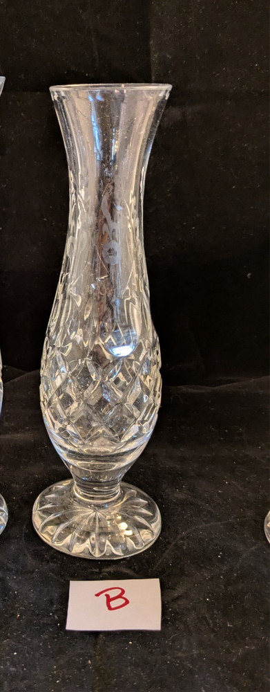 Rogaska Gallia Crystal Vase(s), bud, violet,
