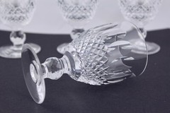 SET OF 4 WATERFORD CRYSTAL COLLEEN 4-3/4” CLARET WINE GLASSES – MINT
