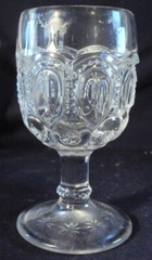 Moon and Star Palace wine glass 5.5″ clear glass